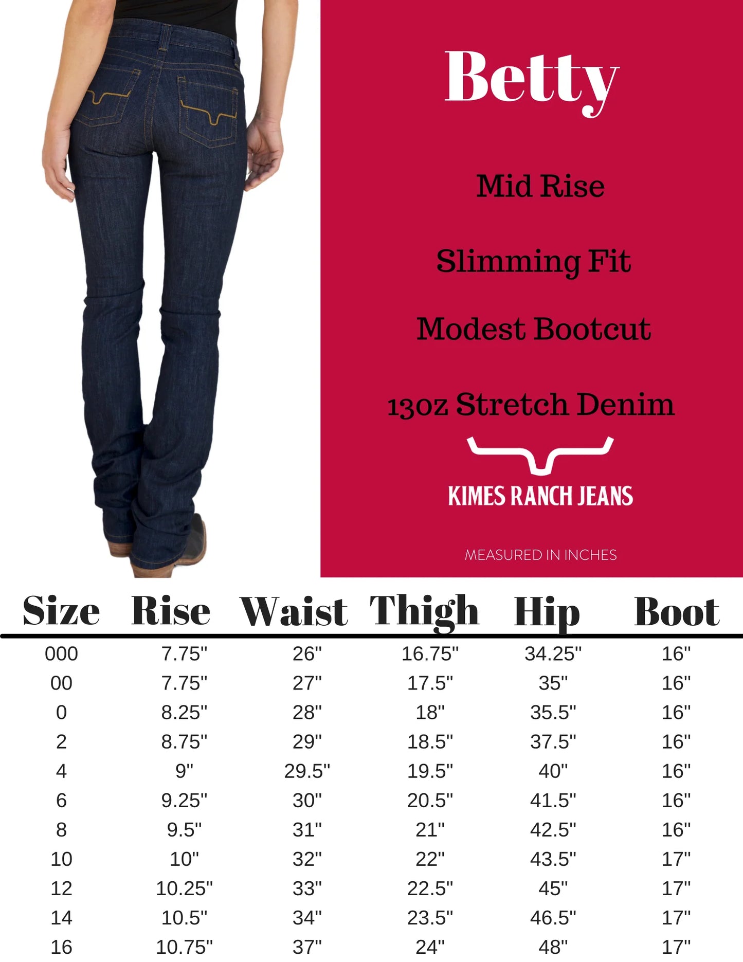 Kimes Betty Jean in Dark Indigo