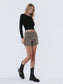 Lovervet Super High-Rise Leopard Print A Line Shorts
