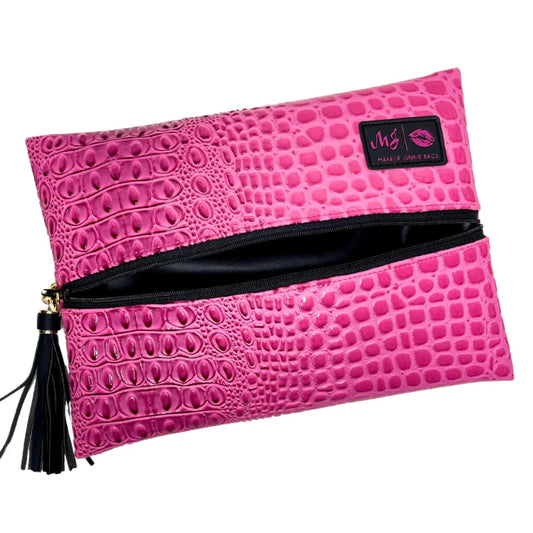 Makeup Junkie Bags Bubble Gator MJ Pink