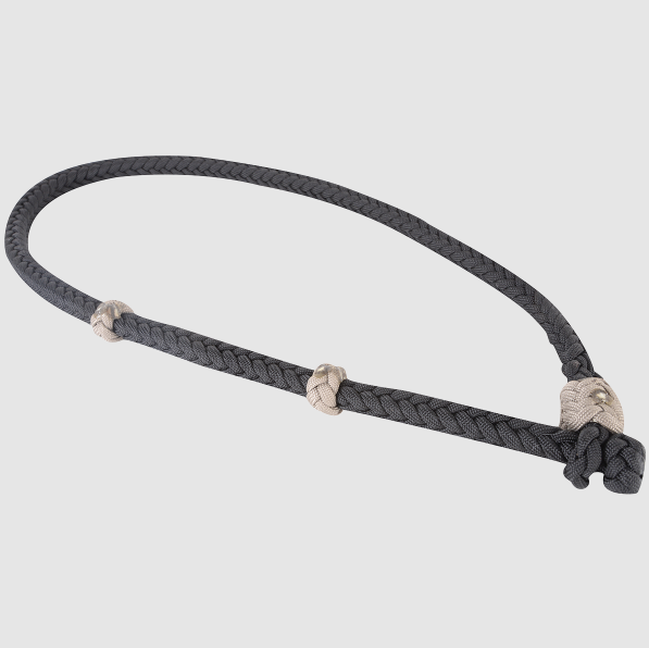 Rattler Square Braided Neck Rope Black/Tan