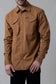 Kimes Ranch Blackout Dress Shirt in Brown