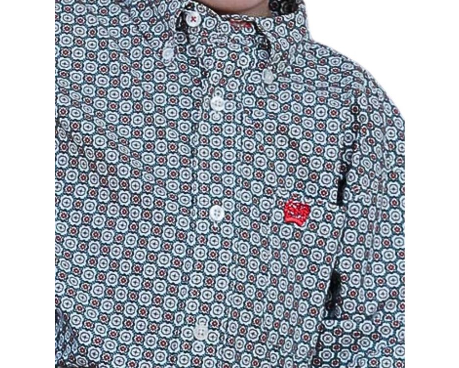 Cinch Boy's Medallion Print Shirt