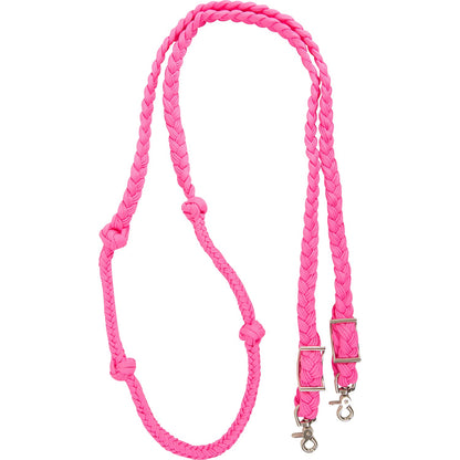 Martin Saddlery Braided Barrel Rein with Knots