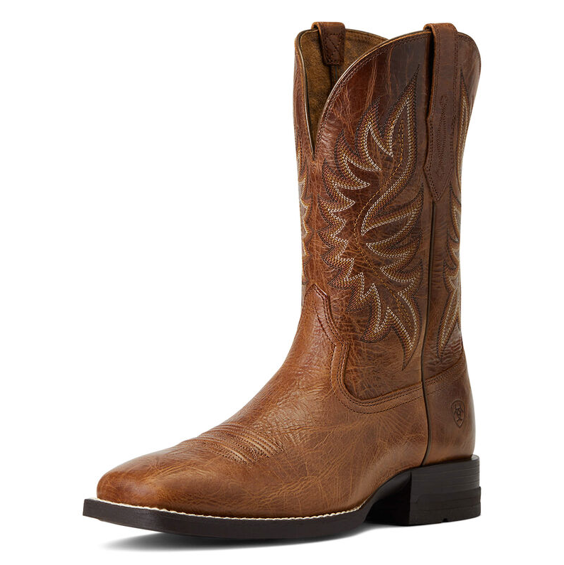 Ariat Brander Dark Tan Western Boot