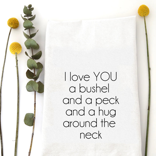 Bushel and Peck Tea Towel