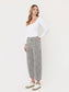 Lovervet High Rise Leopard Print Utility Barrel Jeans