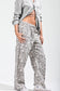 NoaBoa Leopard Printed Cargo Pants