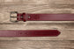 Texas Saddlery Latigo Belt in Burgundy