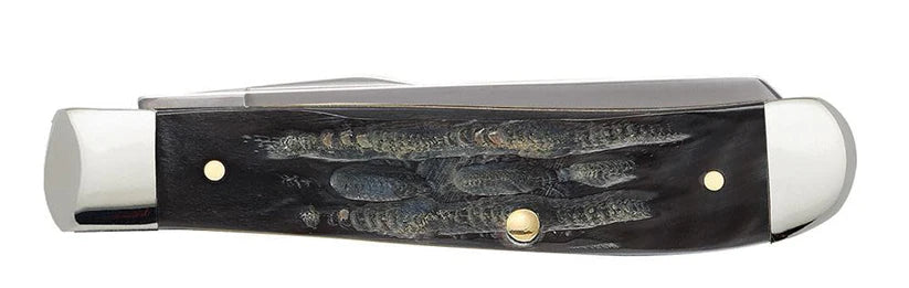 Case Jigged Buffalo Horn Mini Trapper
