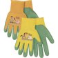 Kinco Kids' Farm Friends™ Nylon Knit Shell & Foam Nitrile Palm Gloves Yellow/ Orange