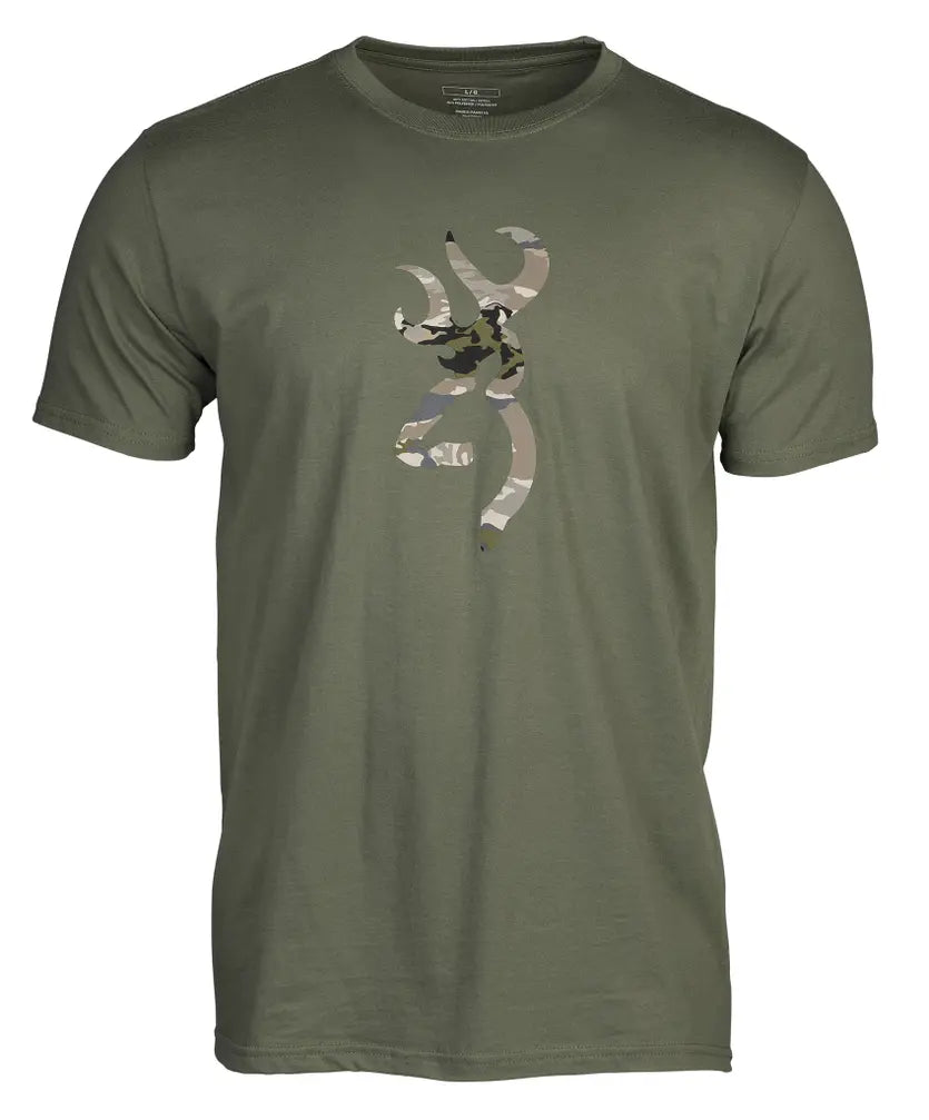 Browning Camo Buckmark Shirt in Green