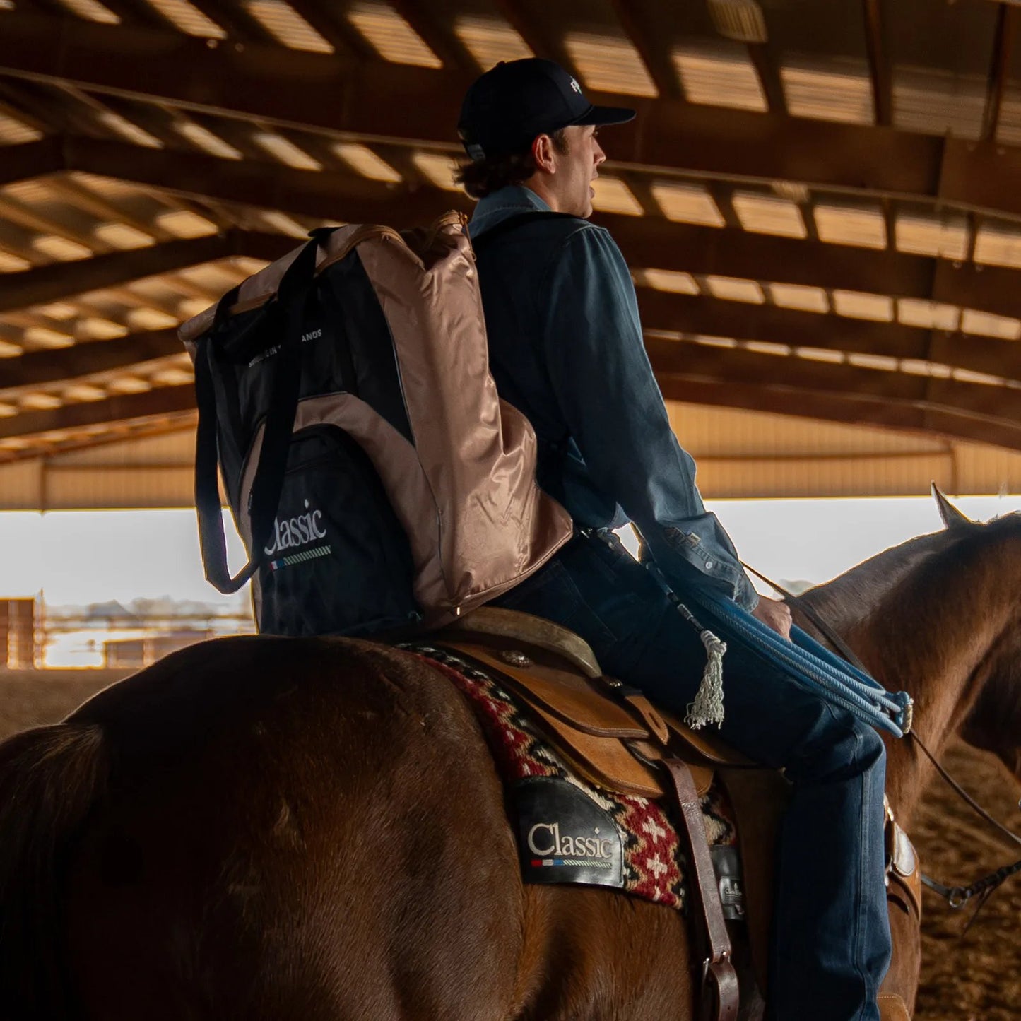 Classic Rope Professional Rope Bag in Black/Wheat