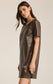 Z Supply Dark Chocolate London Faux Leather Dress