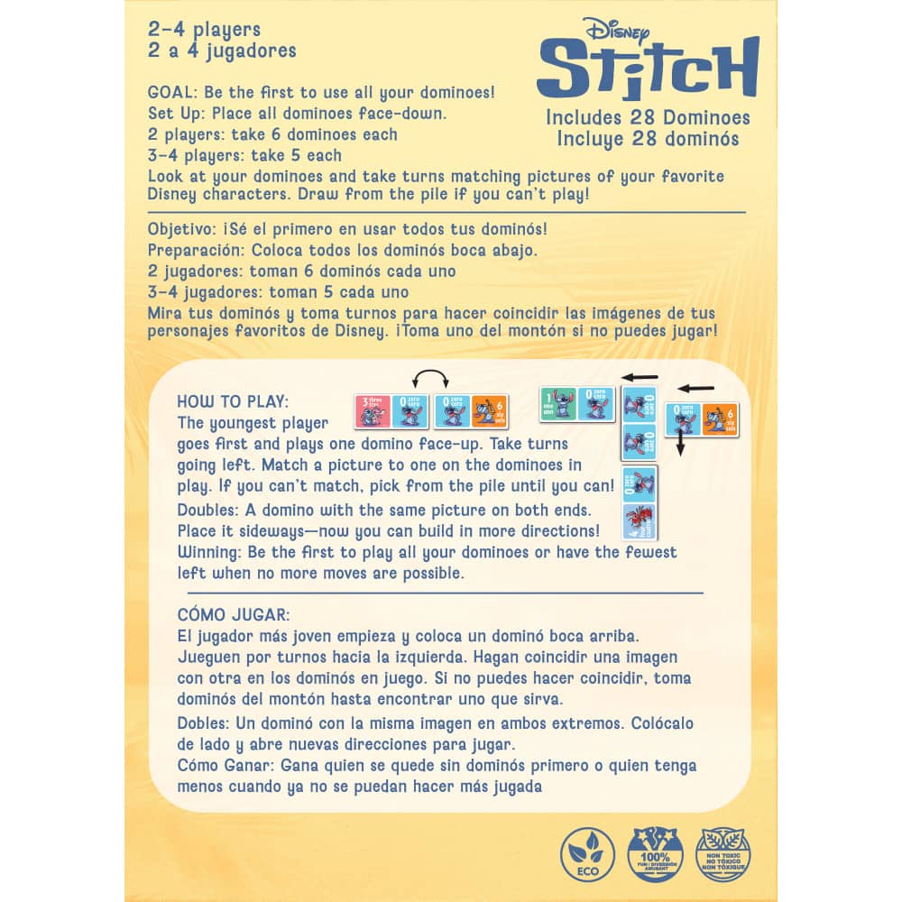 Disney Stitch Wooden Dominoes