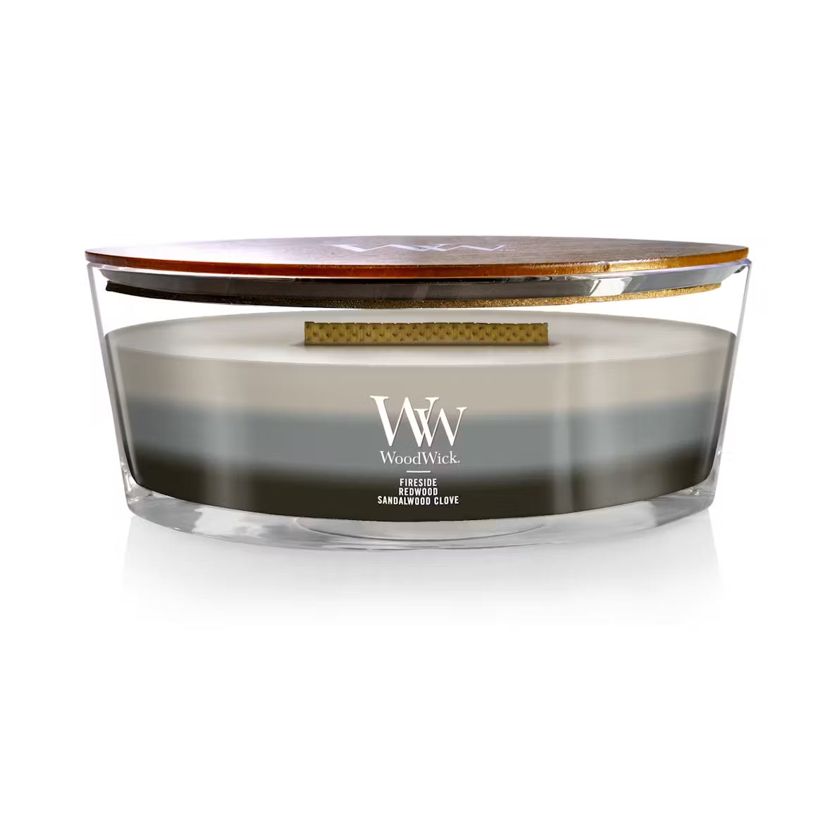 WoodWick Warm Woods Ellipse Trilogy Candle