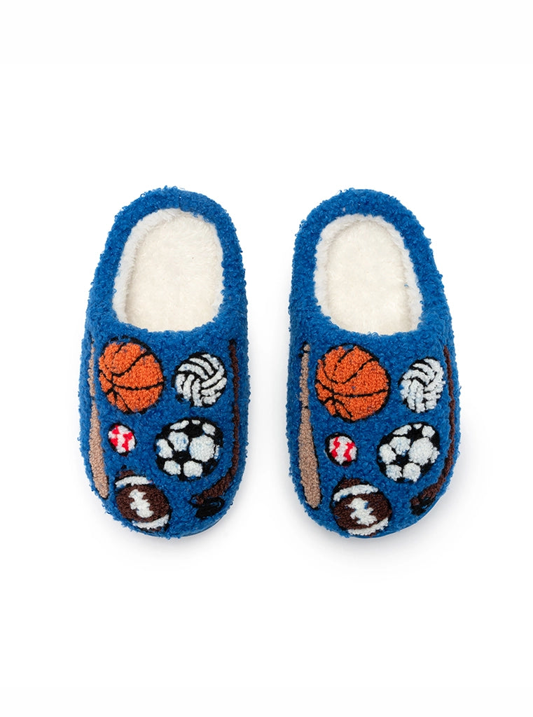 Kids Blue Sports Slippers