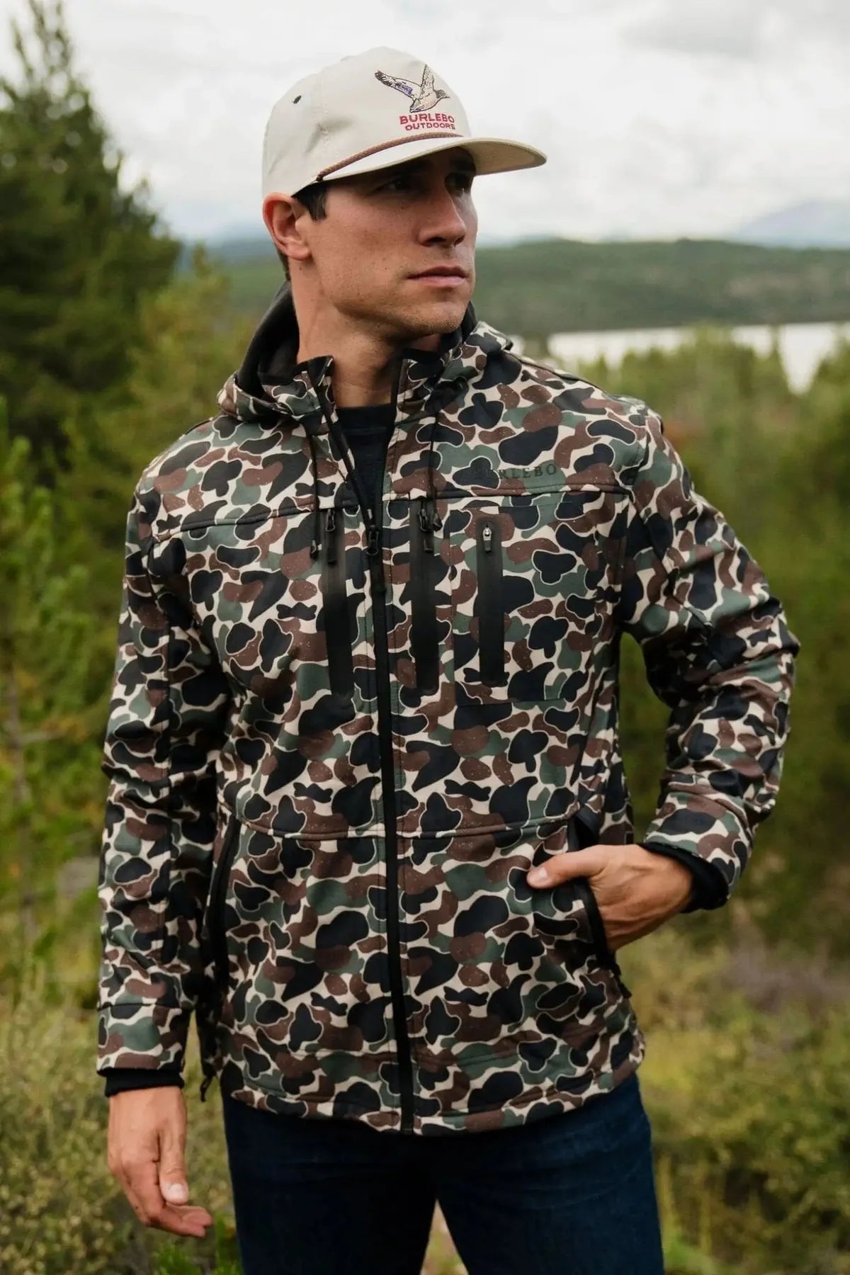 Burlebo Challenger Jacket in Throwback Camo