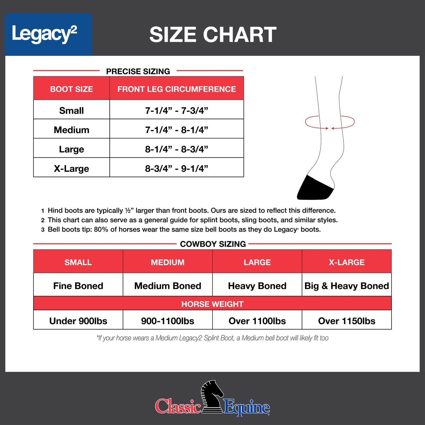 Classic Equine Flexion by Legacy2 Support Boots
