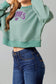 Kimes Ranch Womens Pine Colfax Crew Cropped Sweatshirt