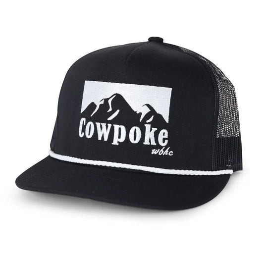 Whiskey Bent Hat Co. Cowboy Killer 2.0 Black Trucker Hat