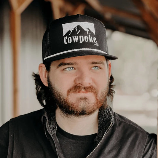 Whiskey Bent Hat Co. Cowboy Killer 2.0 Black Trucker Hat