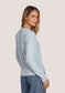 Dylan Cozy Rib Crewneck in Sky