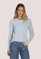 Dylan Cozy Rib Crewneck in Sky
