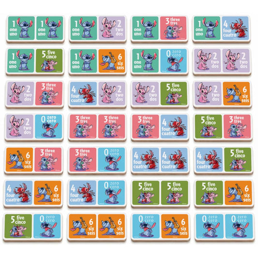 Disney Stitch Wooden Dominoes