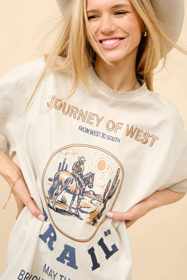 Blue B Journey of the West Graphic T-shirt Dress