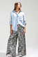 Light Denim Button Down Lyocell Shirt