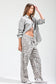 NoaBoa Leopard Printed Cargo Pants
