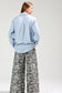 Light Denim Button Down Lyocell Shirt