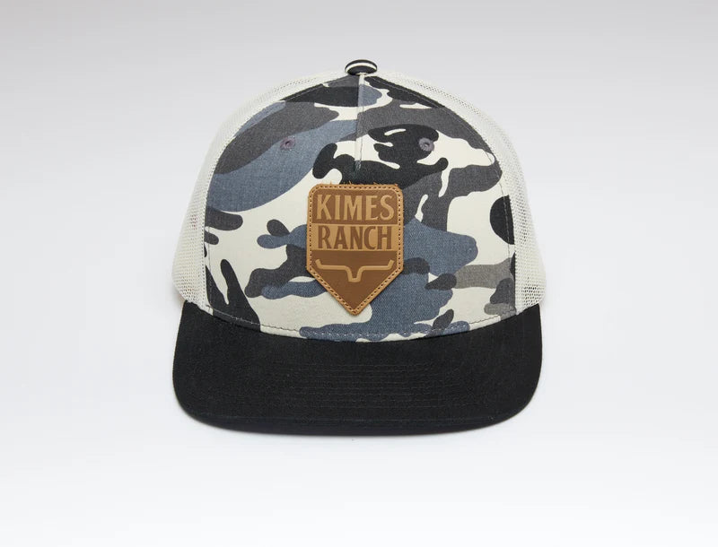 Kimes Ranch Drop in Trucker Hat in Camo