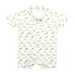 Blue Quail Ducks Short Sleeve Rompe 24MO