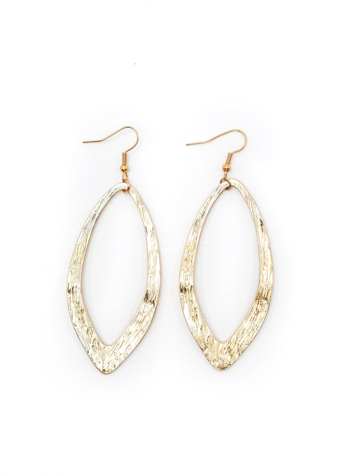 West & Co. Large Wavy Cut-Out Gold Earrings