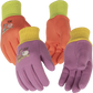 Kinco Kids' Farm Friends™ 8 oz Jersey Gloves Purple/Coral