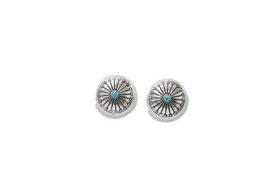 West & Co. Stamped Post Concho Earring