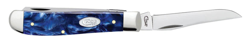 Case Blue Pearl Kirinite Mini Trapper