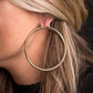 West & Co. 2.5" Gold Hoop Earrings