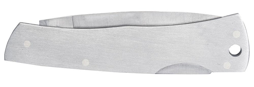 Case Brushed Stainless Steel Executive Lockback with Lanyard Hole