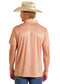 Rock & Roll Men's Orange Geo Polo