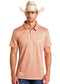 Rock & Roll Men's Orange Geo Polo