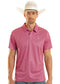 Rock & Roll Mini Hot Pink Aztec Star Polo