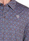 Rock & Roll Chocolate Medallion Print Polo