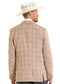Rock & Roll Denim Tan Graph Plaid Sport Coat