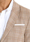 Rock & Roll Denim Tan Graph Plaid Sport Coat