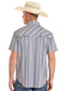 Rock & Roll Denim TEK Western Classic Dobby Stripe Short Sleeve Shirt