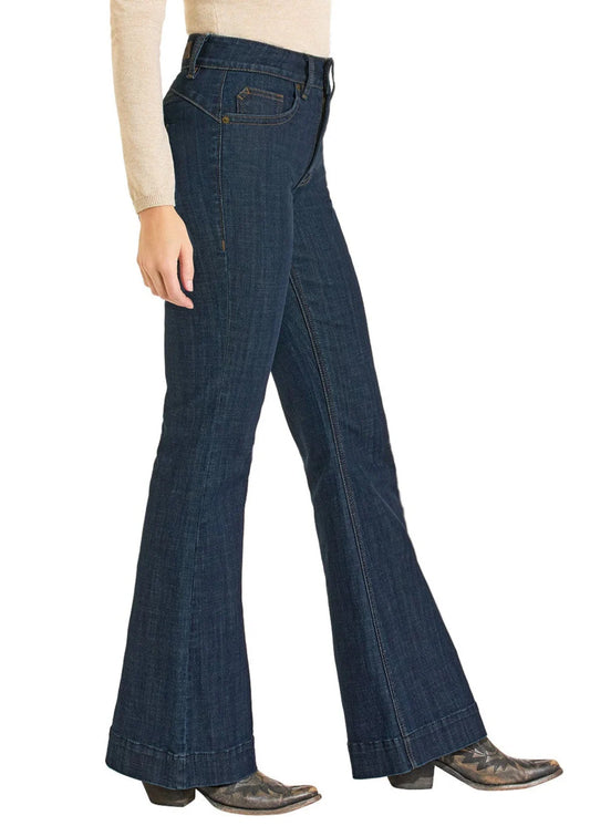 Rock & Roll High Rise Welt Trouser Jeans