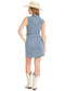 Rock & Roll Denim Sleeveless Denim Dress