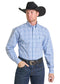 Panhandle Slim Classic Blue Plaid Button-Down Shirt